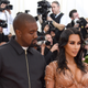 Kanye West and Kim Kardashian West attend The 2019 Met Gala Celebrating Camp: Notes on Fashion on May 06, 2019 in New York City.
